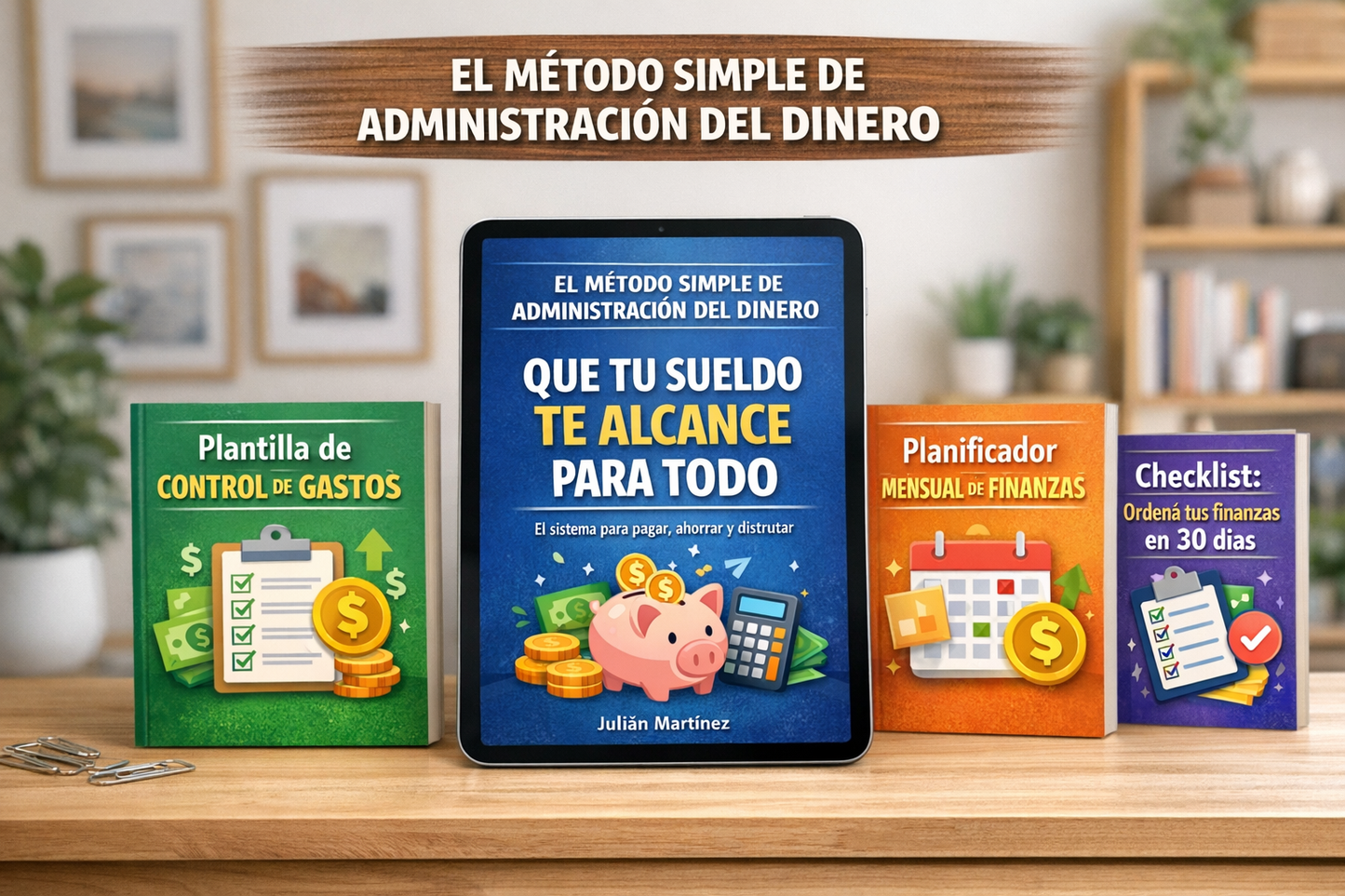 SISTEMA PARA ORGANIZAR TU DINERO “QUE TU SUELDO TE ALCANCE PARA TODO” +3 BONOS DE REGALO.